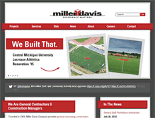 Tablet Screenshot of miller-davis.com